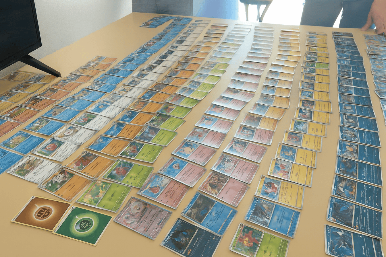 Plateau de jeu Pokémon créé pour les enfants