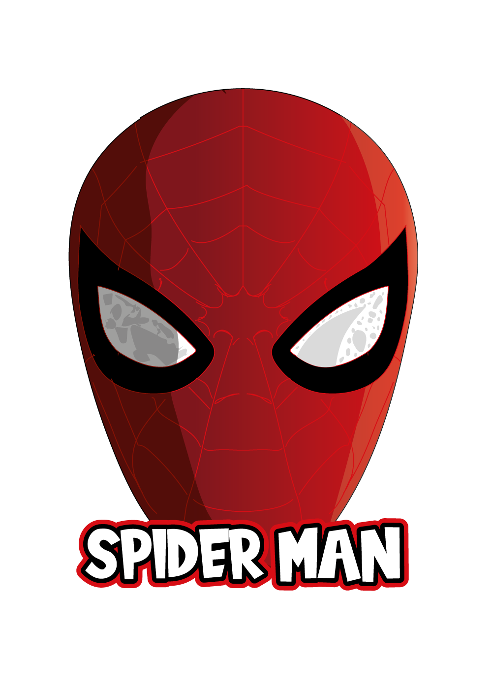 Dessin final de Spider-Man en couleur